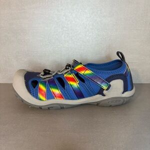 Keen | NEW! Knotch Creek Water Sandals - Blue Multicolor ; Womens 5.5